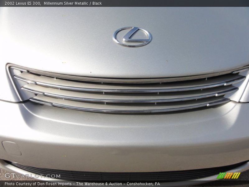Millennium Silver Metallic / Black 2002 Lexus ES 300