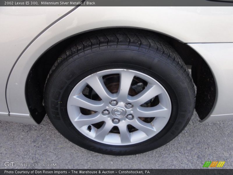 Millennium Silver Metallic / Black 2002 Lexus ES 300