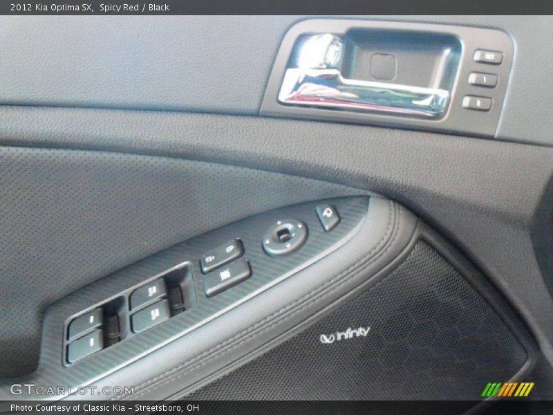 Spicy Red / Black 2012 Kia Optima SX