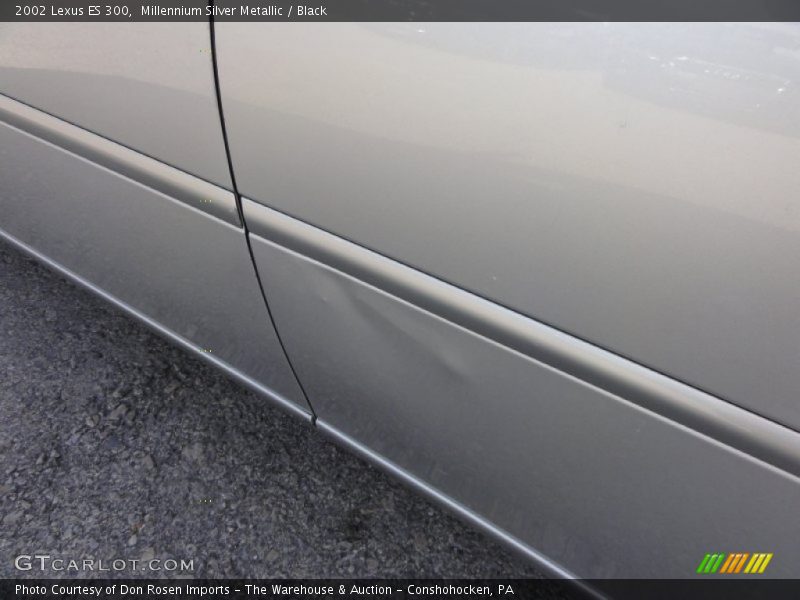 Millennium Silver Metallic / Black 2002 Lexus ES 300