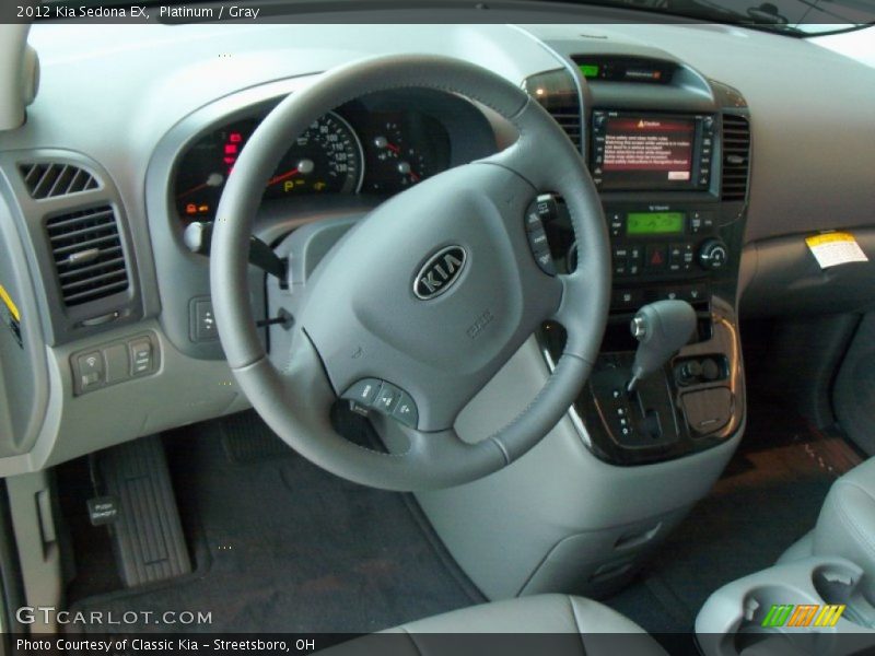 Platinum / Gray 2012 Kia Sedona EX