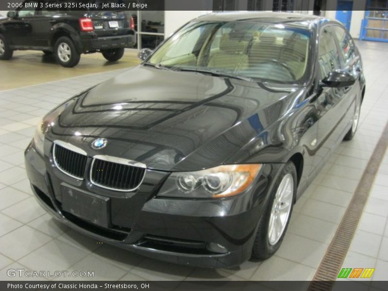 Jet Black / Beige 2006 BMW 3 Series 325i Sedan