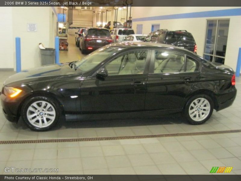 Jet Black / Beige 2006 BMW 3 Series 325i Sedan