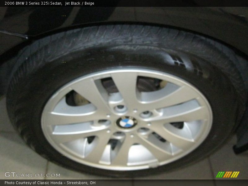 Jet Black / Beige 2006 BMW 3 Series 325i Sedan
