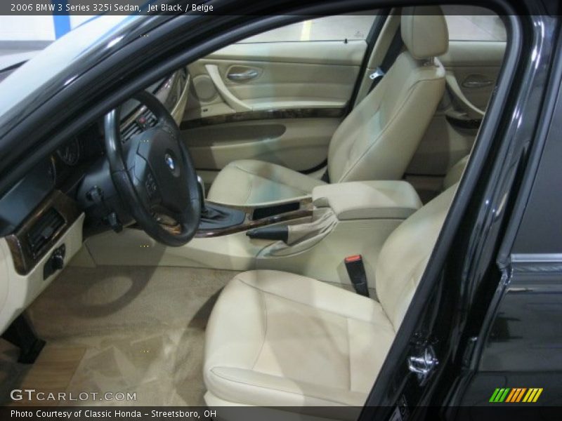 Jet Black / Beige 2006 BMW 3 Series 325i Sedan