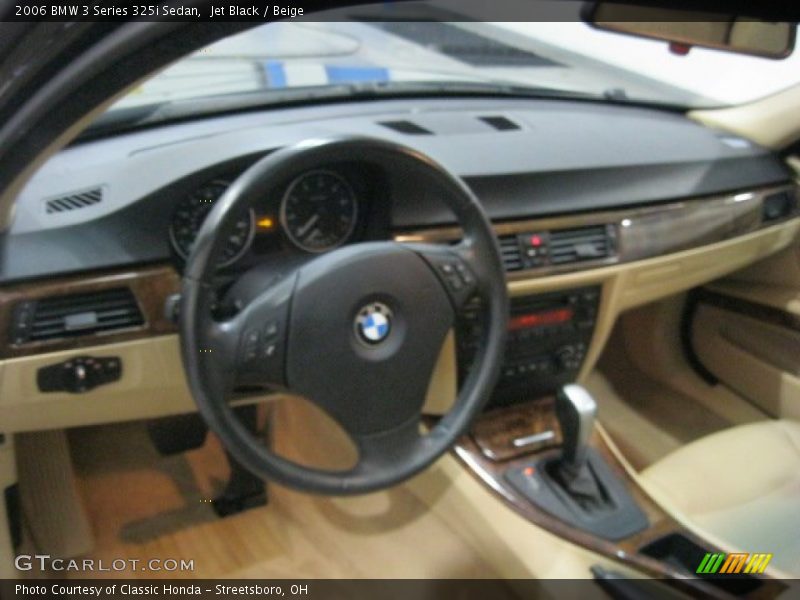 Jet Black / Beige 2006 BMW 3 Series 325i Sedan