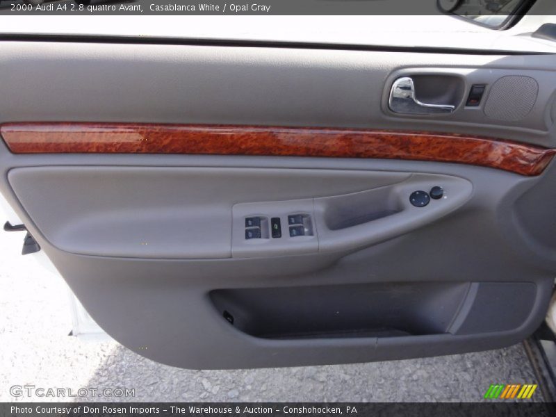 Casablanca White / Opal Gray 2000 Audi A4 2.8 quattro Avant