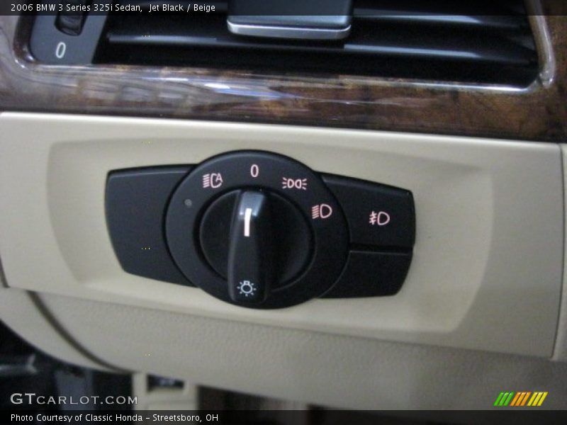 Jet Black / Beige 2006 BMW 3 Series 325i Sedan
