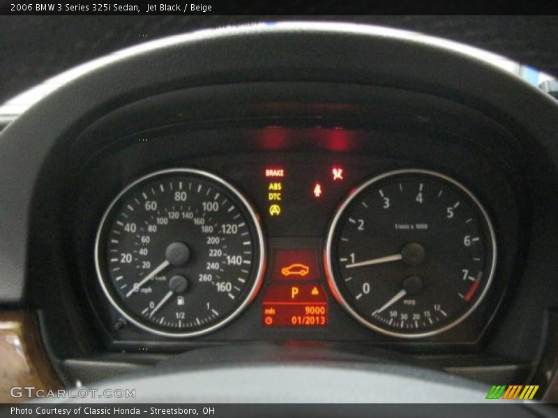 Jet Black / Beige 2006 BMW 3 Series 325i Sedan