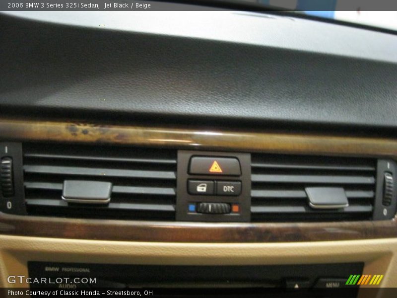 Jet Black / Beige 2006 BMW 3 Series 325i Sedan