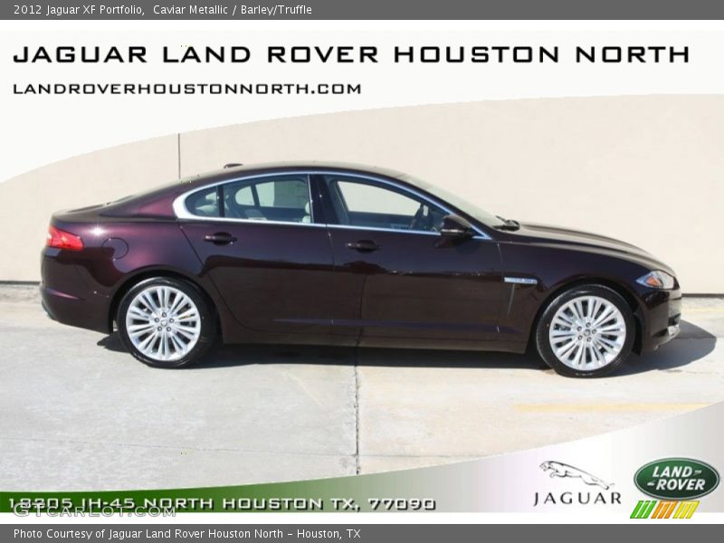 Caviar Metallic / Barley/Truffle 2012 Jaguar XF Portfolio