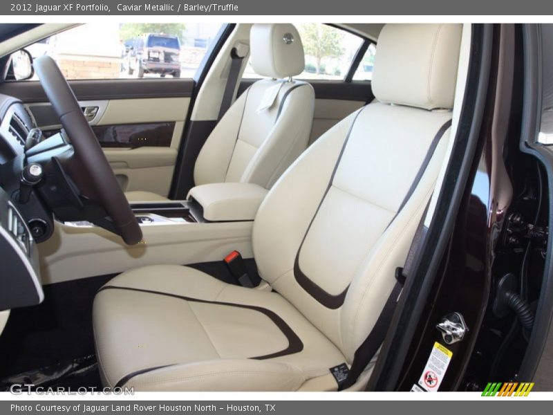  2012 XF Portfolio Barley/Truffle Interior