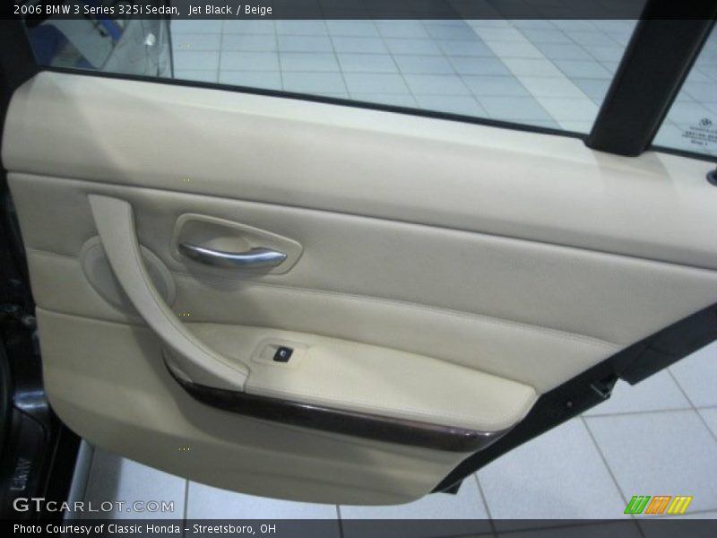 Jet Black / Beige 2006 BMW 3 Series 325i Sedan