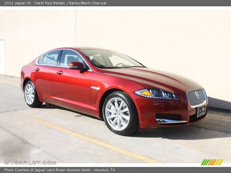 Claret Red Metallic / Barley/Warm Charcoal 2012 Jaguar XF