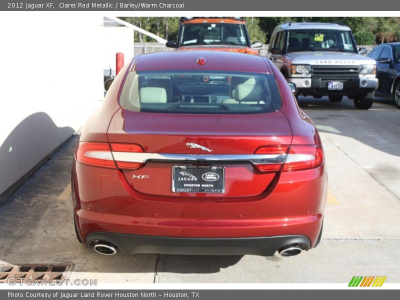 Claret Red Metallic / Barley/Warm Charcoal 2012 Jaguar XF