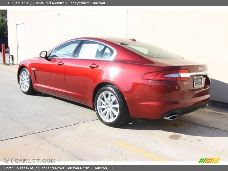 Claret Red Metallic / Barley/Warm Charcoal 2012 Jaguar XF