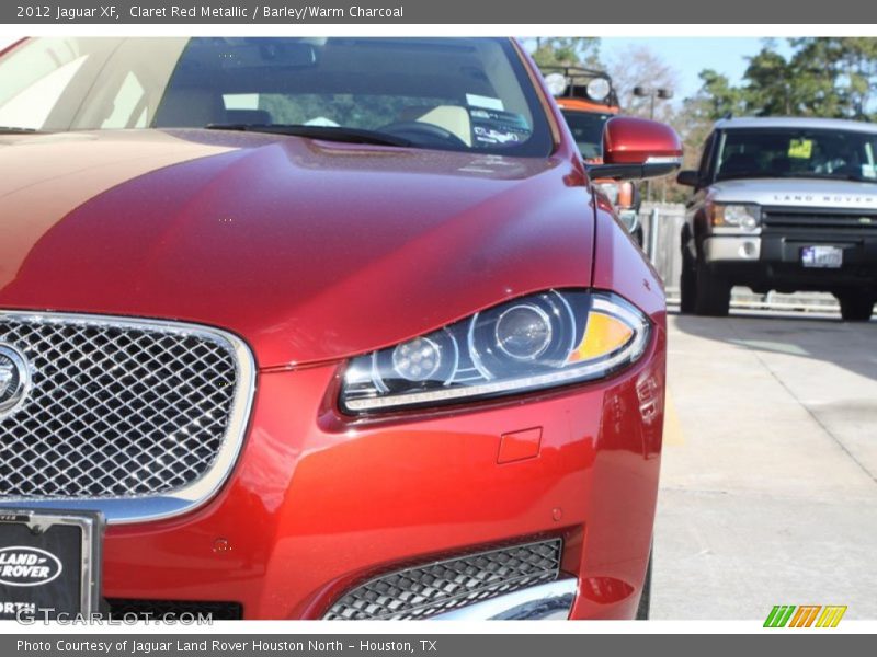 Claret Red Metallic / Barley/Warm Charcoal 2012 Jaguar XF