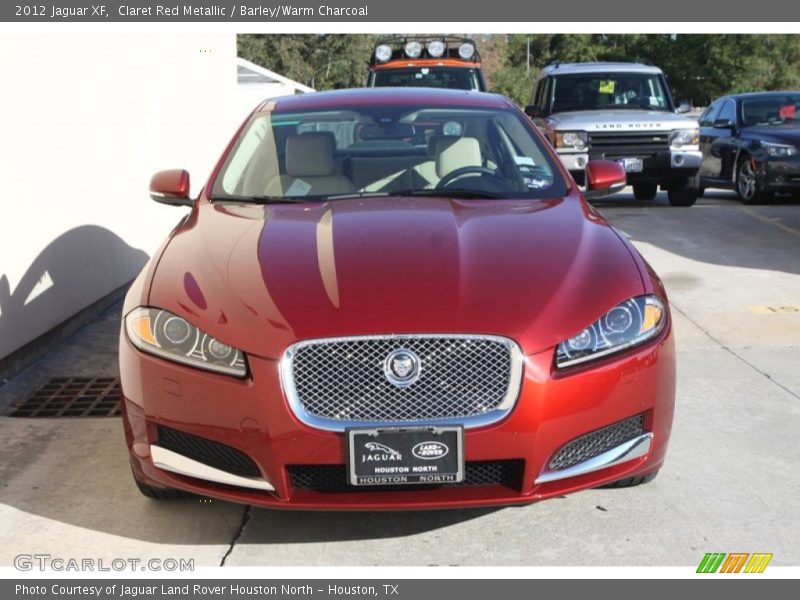 Claret Red Metallic / Barley/Warm Charcoal 2012 Jaguar XF