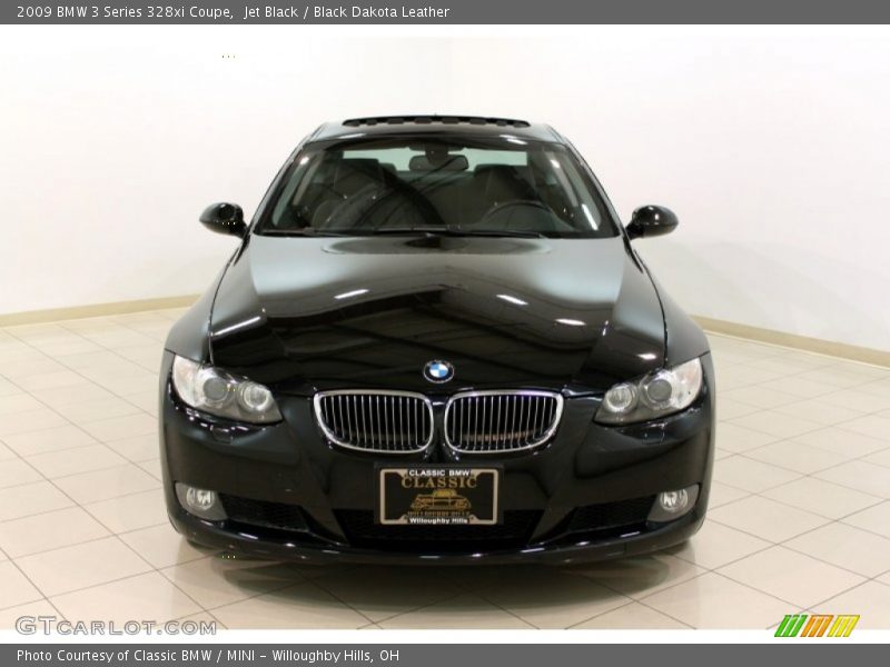Jet Black / Black Dakota Leather 2009 BMW 3 Series 328xi Coupe