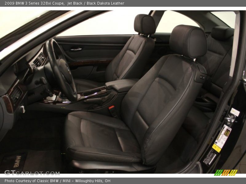 Jet Black / Black Dakota Leather 2009 BMW 3 Series 328xi Coupe