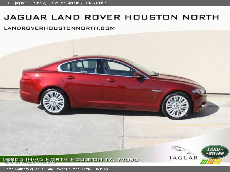 Claret Red Metallic / Barley/Truffle 2012 Jaguar XF Portfolio