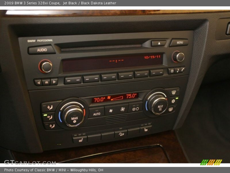 Jet Black / Black Dakota Leather 2009 BMW 3 Series 328xi Coupe