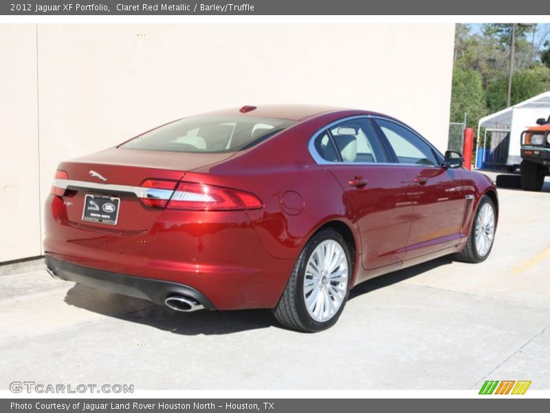 Claret Red Metallic / Barley/Truffle 2012 Jaguar XF Portfolio