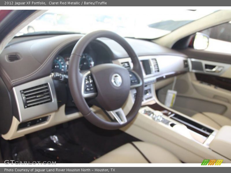 Claret Red Metallic / Barley/Truffle 2012 Jaguar XF Portfolio