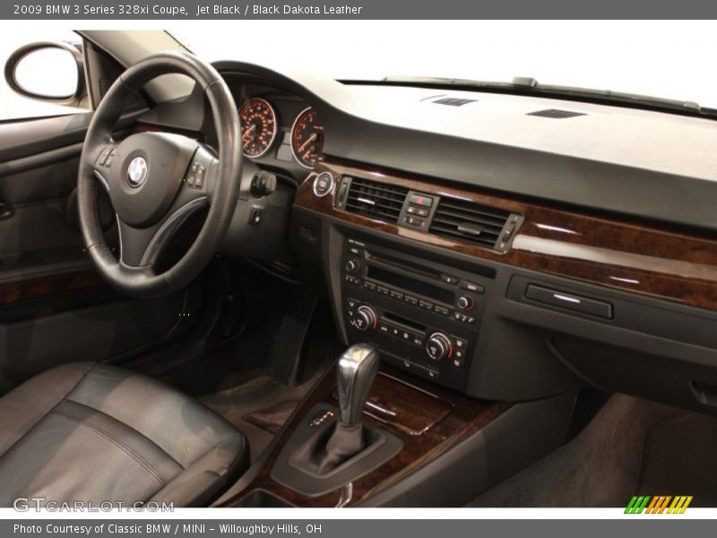 Jet Black / Black Dakota Leather 2009 BMW 3 Series 328xi Coupe