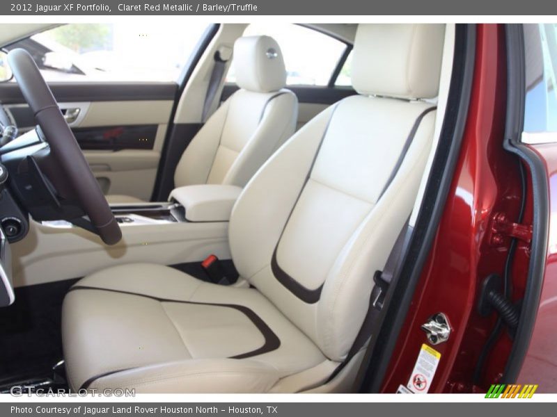 2012 XF Portfolio Barley/Truffle Interior