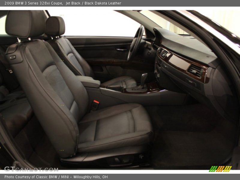 Jet Black / Black Dakota Leather 2009 BMW 3 Series 328xi Coupe