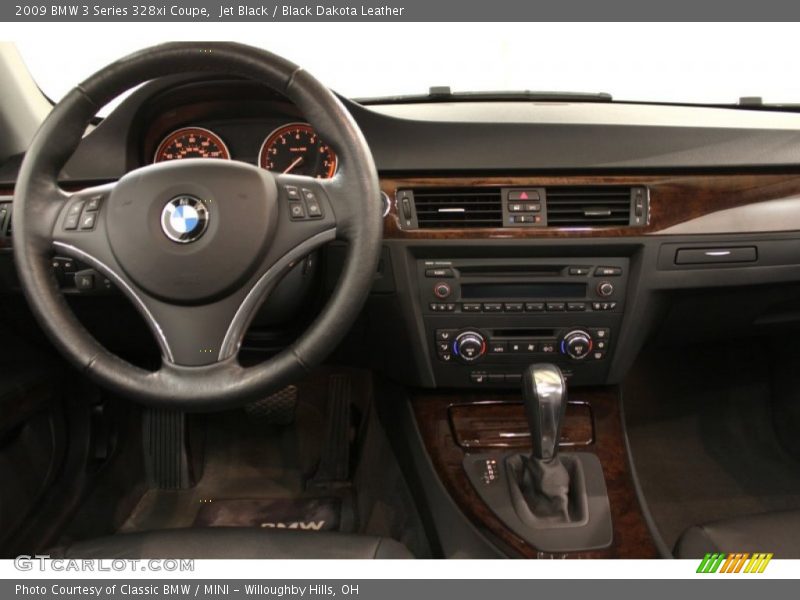 Jet Black / Black Dakota Leather 2009 BMW 3 Series 328xi Coupe