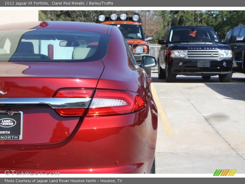 Claret Red Metallic / Barley/Truffle 2012 Jaguar XF Portfolio