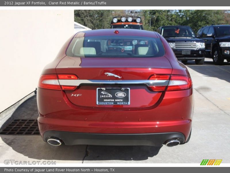 Claret Red Metallic / Barley/Truffle 2012 Jaguar XF Portfolio