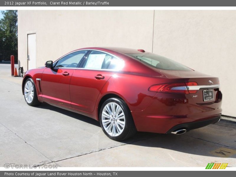 Claret Red Metallic / Barley/Truffle 2012 Jaguar XF Portfolio