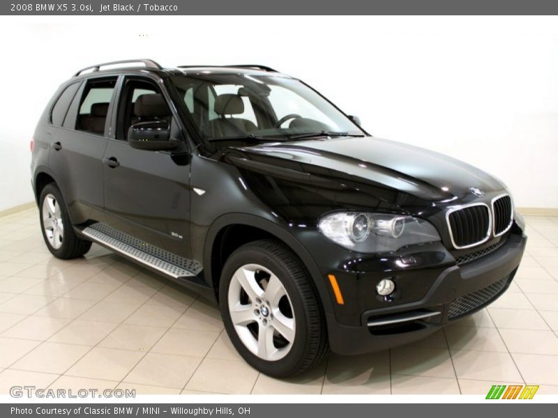 Jet Black / Tobacco 2008 BMW X5 3.0si