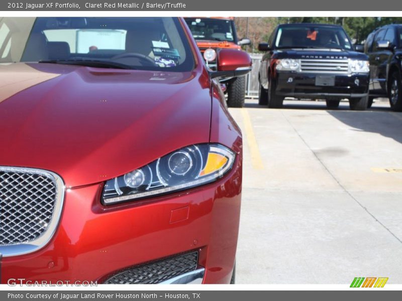Claret Red Metallic / Barley/Truffle 2012 Jaguar XF Portfolio