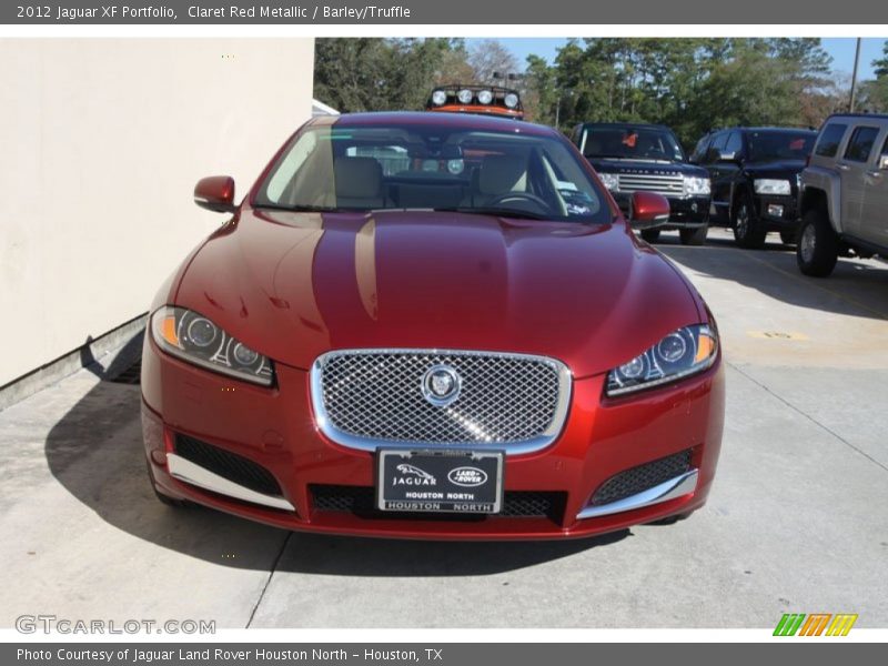 Claret Red Metallic / Barley/Truffle 2012 Jaguar XF Portfolio