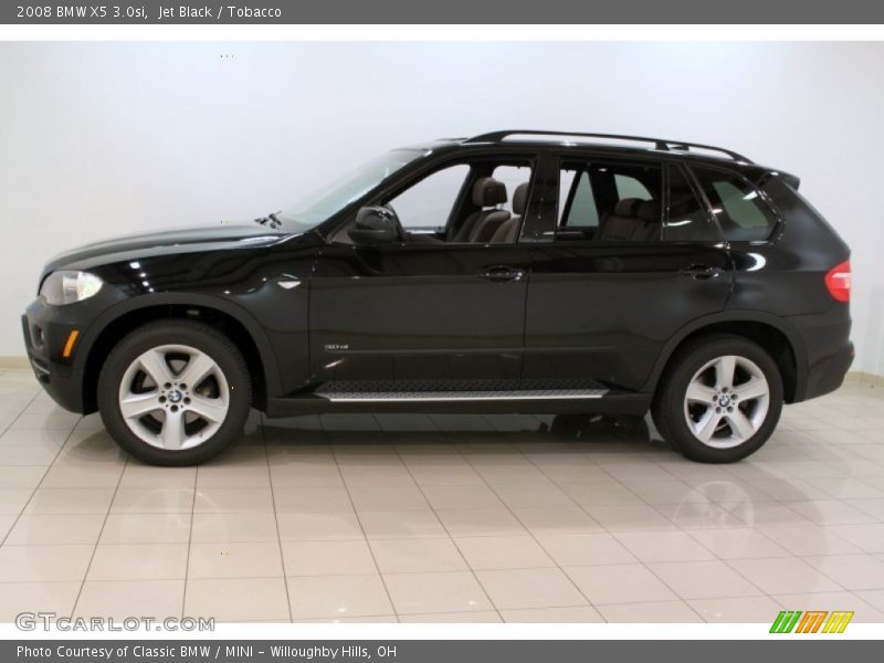 Jet Black / Tobacco 2008 BMW X5 3.0si