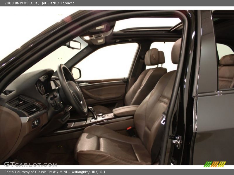 Jet Black / Tobacco 2008 BMW X5 3.0si