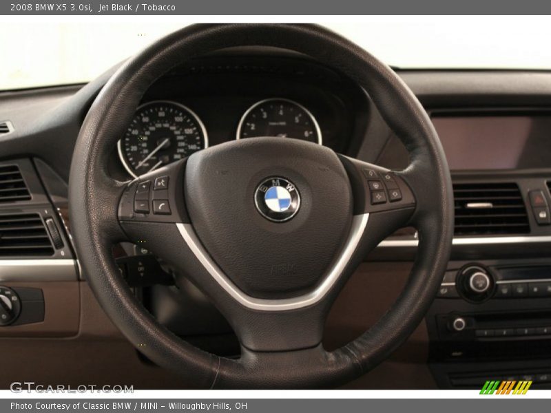 Jet Black / Tobacco 2008 BMW X5 3.0si