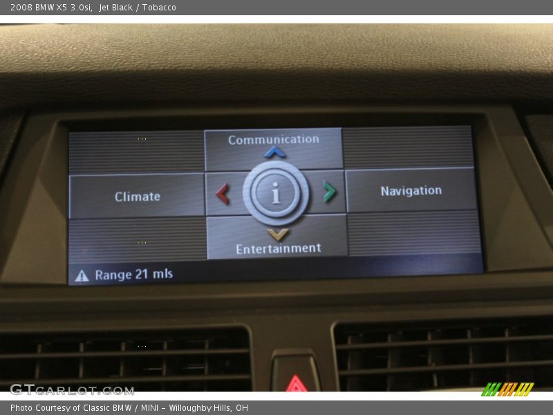 Jet Black / Tobacco 2008 BMW X5 3.0si