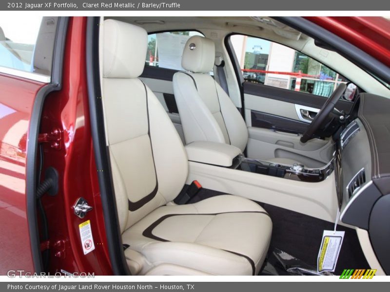  2012 XF Portfolio Barley/Truffle Interior