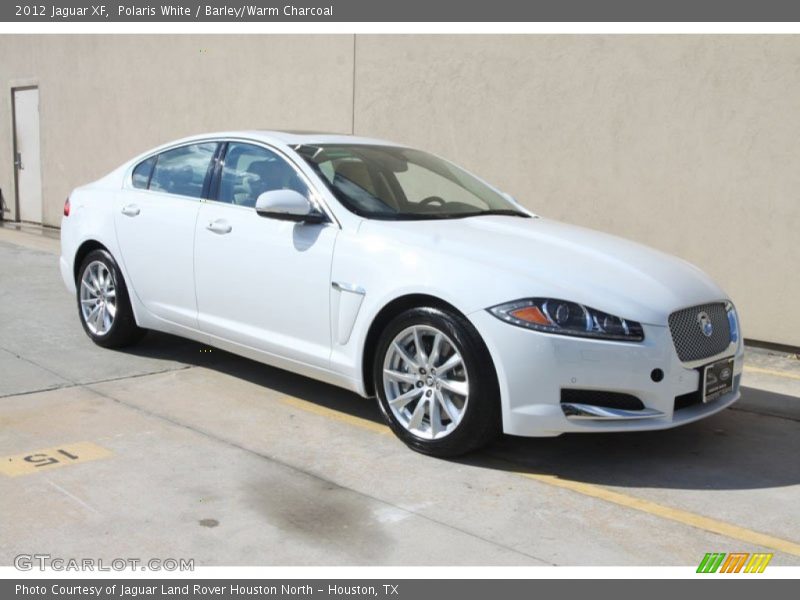 Polaris White / Barley/Warm Charcoal 2012 Jaguar XF