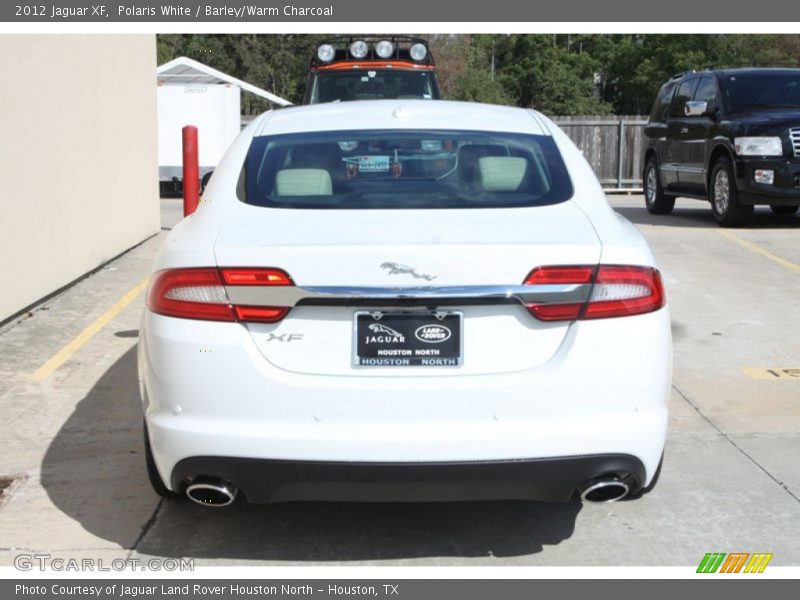 Polaris White / Barley/Warm Charcoal 2012 Jaguar XF