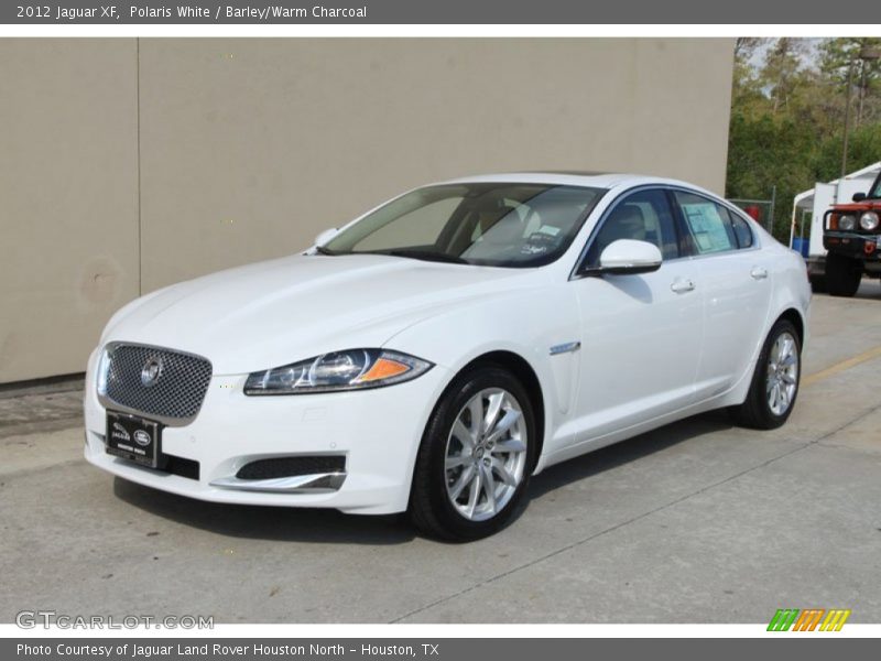 Polaris White / Barley/Warm Charcoal 2012 Jaguar XF