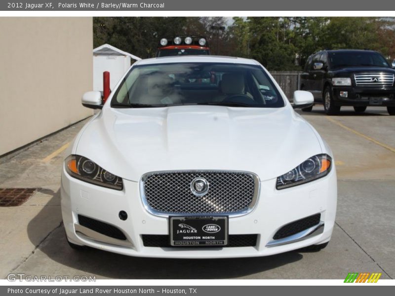 Polaris White / Barley/Warm Charcoal 2012 Jaguar XF