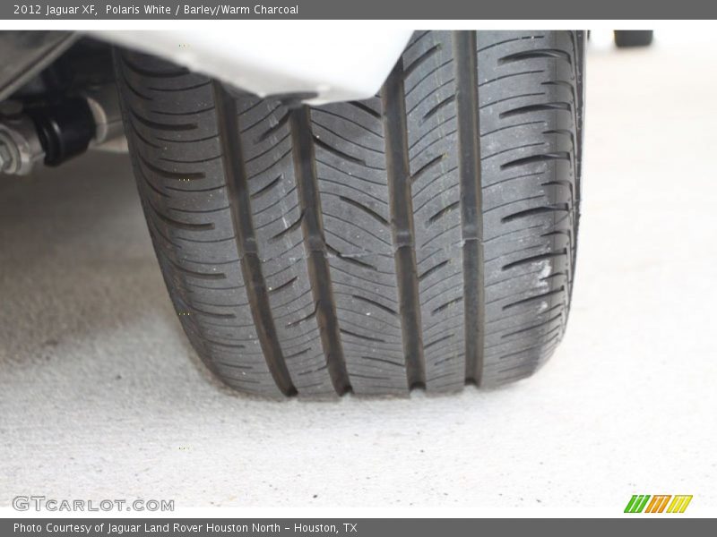 Polaris White / Barley/Warm Charcoal 2012 Jaguar XF