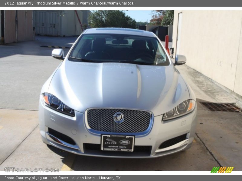 Rhodium Silver Metallic / Warm Charcoal/Warm Charcoal 2012 Jaguar XF