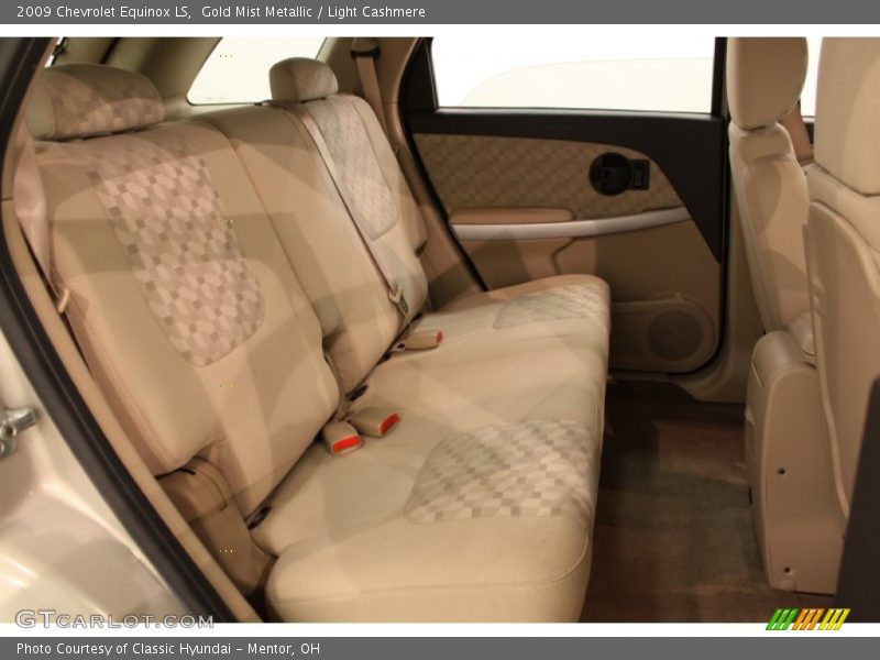 Gold Mist Metallic / Light Cashmere 2009 Chevrolet Equinox LS